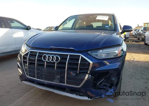 2021 Audi Q5 Premium 45 Tfsi Quattro S Tronic из США, поврежденный, VIN WA1AAAFYXM2071912